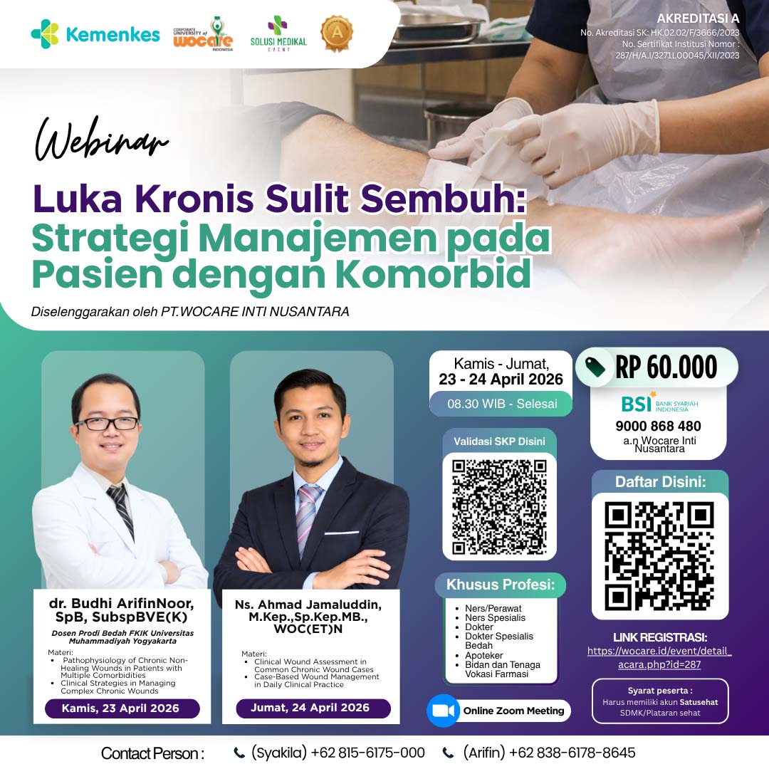 Luka Kronis Sulit Sembuh: Strategi Manajemen pada Pasien dengan Komorbid